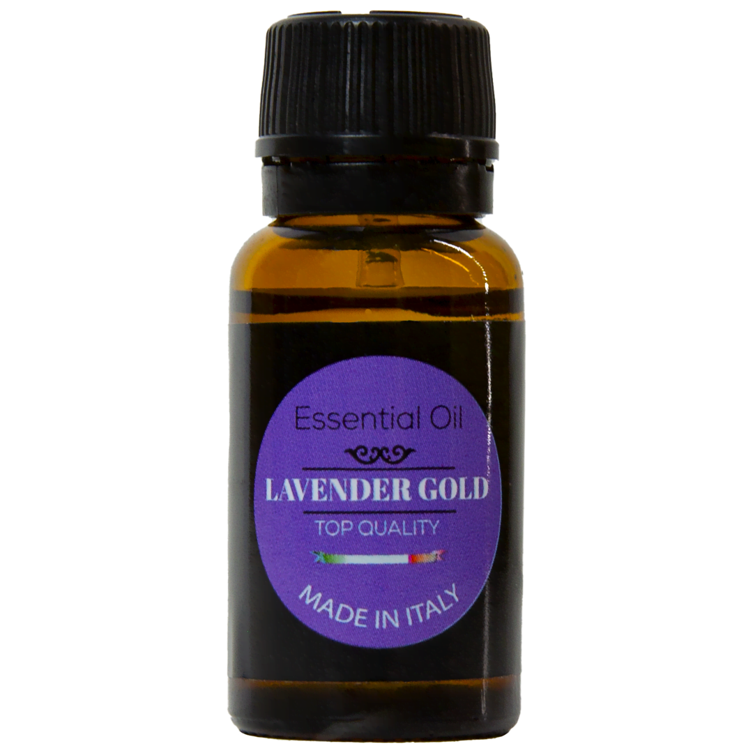 Lavender Gold pure lavender essential oil, 10ml amber bottle