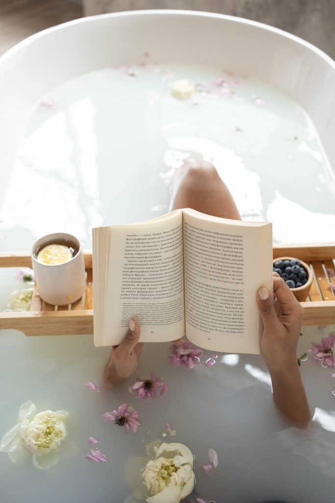 DIY spa day. Crafting tranquillity with lavender bath DIY
