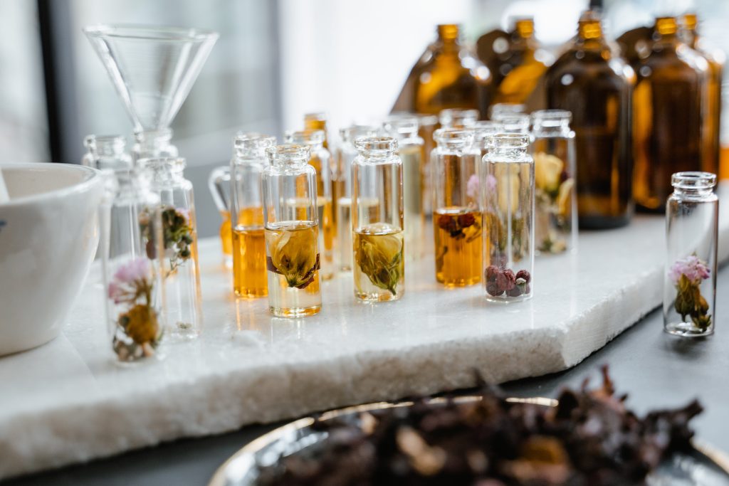Traditional medicine and lavender oil. traditional4